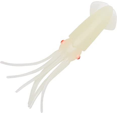 BigKing Tintenfisch-Angelköder, 10 Stück Tintenfisch-Angelköder, langlebig, robust, Leuchtend, lebensecht, weich, Silikon-Tintenfisch-Köder,(15cm)