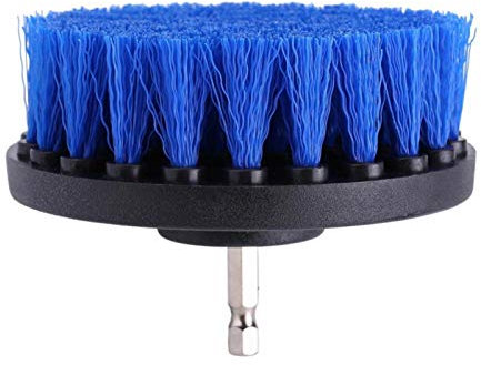Drill Cleaning Brush, Tile Grout Cleaner Power Scrubber Tile Cleaning Brush Bathtub Toilet Drill Brush Carpet Cleaning Tool Attachment for Grout Floor Tub Shower Tile Bathroom Kitchen, Blue(4 inch)