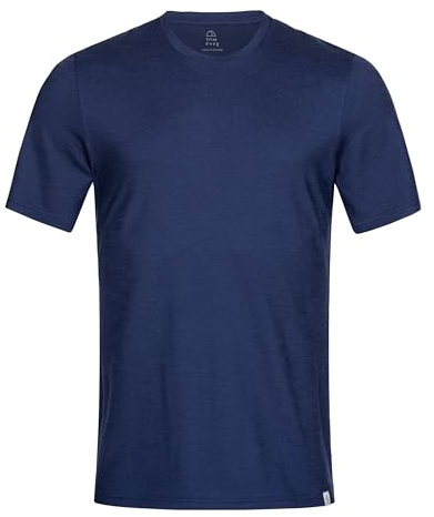TOM FYFE Premium Merino T-Shirt Slim Fit - Oeko-TEX® Zertifiziert - 100% Merinowolle Herren Kurzarm Shirt - feuchtigkeitsregulierend, atmungsaktiv, geruchshemmend – Made in Europe