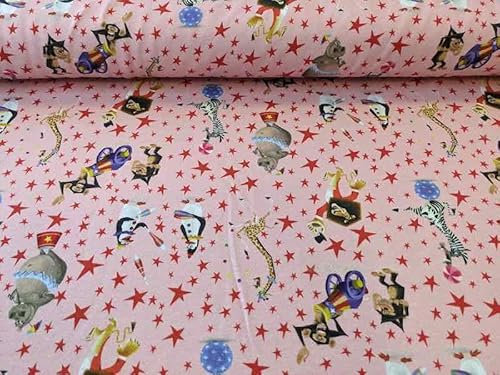 Jersey, Disney Madagaskar Motiv als Meterware zum Nähen, 50 cm