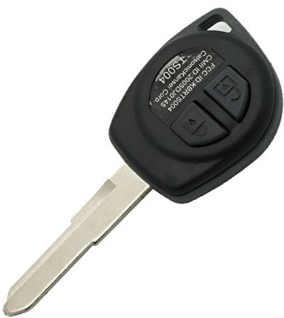 BROVACS Coque de clé de rechange compatible avec Suzuki SX4 Swift 2 boutons sans clé à télécommande PG105N