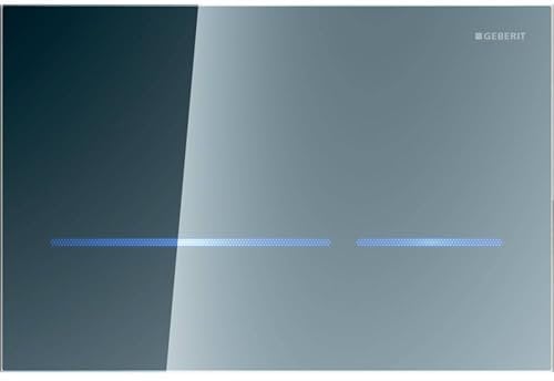 Geberit Betätigungsplatte Sigma80 für 2-Mengen-Spülung berührungslos, Farbe: Glas verspiegelt