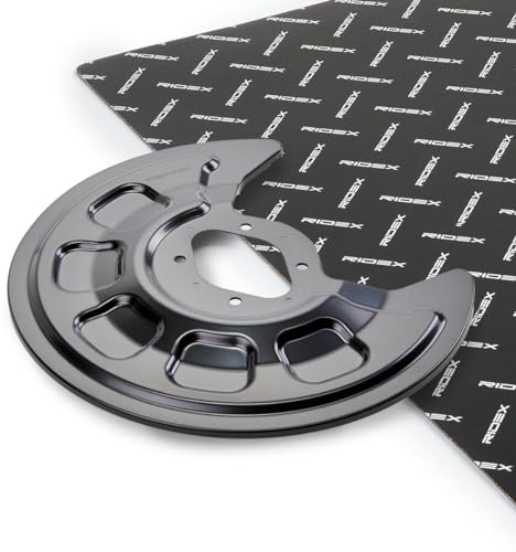 RIDEX 1x Ankerblech/Spritzblech Hinten Links Rechts Kompatibel mit VW Caddy III Kombi 2KB, 2KJ, 2CB, 2CJ 2K0501101K 2K0501101M 5R3615611A schwarz