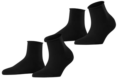 ESPRIT Damen Basic Pure 2-Pack Socken Baumwolle atmungsaktiv