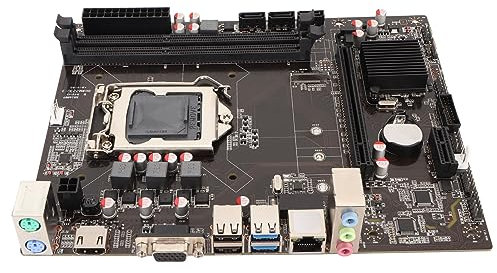 Placa Base H81A LGA1150, Placa Base Micro ATX para Intel 4th Gen para I3 I5 I7 para Celeron para Procesador Pentium, Placa Base de Computadora de Escritorio DDR3 de Doble Canal