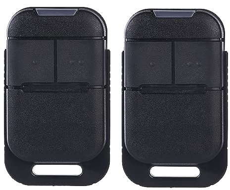 2 pour 2401539 - Télécommande Motorisation Portail Portes de Garage 2 Canaux 433.42MHZ Garantie de 3 Ans