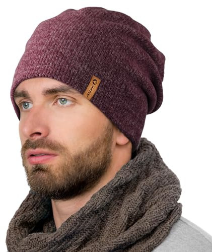 Mütze Herren Wintermütze Herren Beanie Herren Mütze Damen Mütze Winter Beanie Elastisch Strickmützen Knit Cuffed Beanie Hat Weich, Warm, Stretch, Bequem, Atmungsaktiv Geschenk für männer Frauen