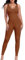 Aerides Jumpsuit Damen Gerippte Lang Ärmellos Yoga Bodysuit Einteiler Stretch Bodycon Playsuits Eng Overall Trainingsanzug Sexy Workout Sport Strampler(Coffee, L)