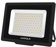 LUXULA LED Strahler Außen, 100W, 4000K Neutralweiß, 10000lm, IP65 wasserdicht, Außenstrahler Fluter, Aussenleuchte Scheinwerfer, LED Außenbeleuchtung für Garten, Einfahrt, Garage, Terrasse, Schwarz