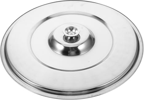 CIYODO Edelstahl Topfdeckel 14.57 Zoll Universeller Suppentopfdeckel Ersatzdeckel Für Verschiedene Kochtöpfe Robuster Und Pflegeleichter Metalldeckel Für Küche Und Haushalt