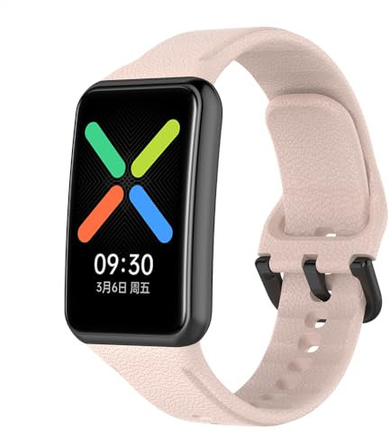 BYISYUE Bracelet pour OPPO Watch Free, Silicone Sport Bracelets de Remplacement pour OPPO Watch Free