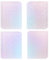 Maxmoc 16 Blatt Holografische Folie, Klare Vinyl Hologramm Sticker, Selbstklebend Holografische Aufkleber Papier, A4 Größe Holografische Overlay Wasserdicht Film, für DIY Basteldekoration (4 Styles)