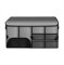 Auto Kofferraum Organizer Auto-Aufbewahrungsbox Faltbarer Kofferraum-Organizer Mit Deckel Aufbewahrungsbox Für Den Außenbereich Camping-Van SUV Auto-Box Auto Aufbewahrungsnetz(Large Gray)