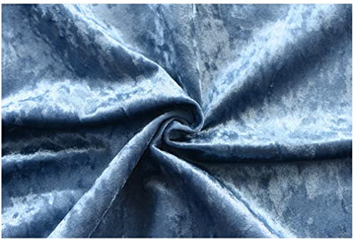 Diy Herstellung Stoff Samt Stoff Crushed Samt Polsterung Samt Material Durch Das Meter 145X100Cm Für Nähen Handwerk, Home Decor, Kissen, Kostüm, Vorhänge Dressmaking/Hellblau
