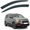 Set mit 2 Windabweisern, kompatibel mit Citroen Berlingo, passend für Peugeot Partner, passend für Peugeot Rifter, passend für Opel Combo, passend für Toyota Proace City 2018, 2019, 2020, 2021, 2022,