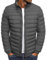 UHouse Winterjacke Herren Steppjacke ohne Kapuze Leichte Daunenjacke Wandern Übergangsjacke Herbst Winter Jacke Bequeme Softshelljacke Outdoor Puffer Jacken Einfarbig Baumwolle Bomberjacke Grau XL