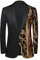Sakko Weihnachten Pailletten Shirt Herren Party Outfit Herren Glitzer Jacke Paillettenhose 50Er Jahre Kostüm Herren Pailletten Jacke Herren Herren Schlaghose 70Er Jahre Glitzerhut