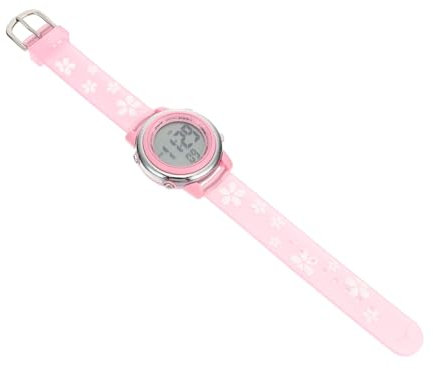 VALICLUD Montre Étanche pour Fille Montre-Bracelet avec Motif De Fleurs De Cerisier Montre Numérique pour Garçon Fille