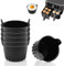 Lot de 6 Ramequins en Silicone pour Friteuse à Air, Moules à œufs, Moules à Muffins Antiadhésifs Réutilisables, Moules Ronds en Silicone de 8 cm pour œufs, Gâteaux, Puddings