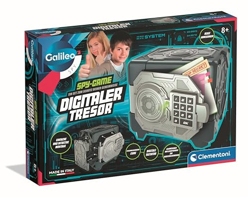 Galileo Spy Digitaler Tresor - Safe mit Alarm & Warnleuchte für Junge Agenten & Spione - Spielzeug für Kinder ab 8 Jahren - 59433 von Clementoni