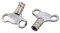 Amtech C3125 2 Piece radiator key set - clock Type