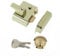 Yale B-2-DMG-PB-40 - Double Locking Nightlatch - 40mm - Dark Metallic Finish - High Security can be locked from inside with key