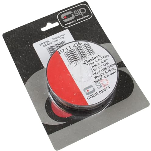 SIP 0.45kg 0.8mm Flux-Cored Gasless Welding Wire E71T-GS for MIG Welder Machine