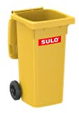 Sulo Poubelle 120 L Jaune 55,5 x 50,5 x 101 cm