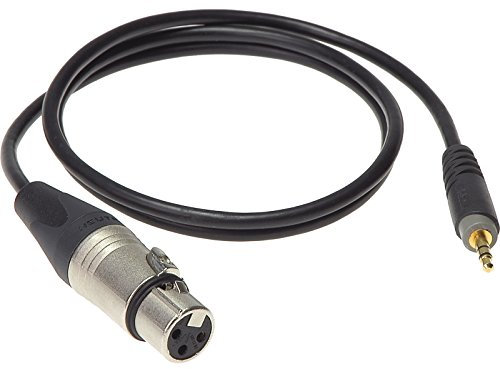 Klotz AU-MF0090 Mikrofonkabel 0,9 m XLR female - 3,5 Klinke stereo