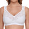 Susa Damen o. Bügel 27931 Bügelloser BH, Mehrfarbig (Weiß/Schwarz 215), 100 E (2er Pack)
