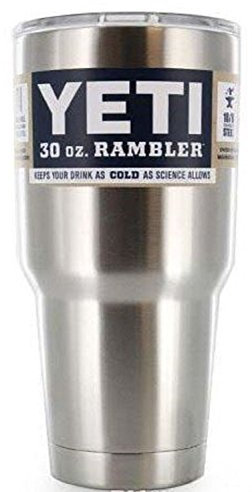 Yeti Rambler Stainless Steel Tumbler With Lid - 20 oz and 30 oz by Yeti