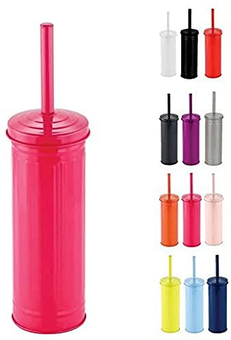 MSV WC Bürste Klobürste Toilettenbürste „Habana“ mit hygienischem Behälter Pink