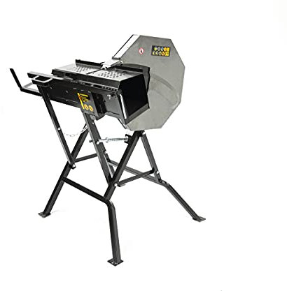 The Handy THSBENCH-G Electric Circular Saw with Bench and Guard, Outdoor Ripsaw and Stand with 405mm Día Blade, 2200W - 2 Year Guarantee