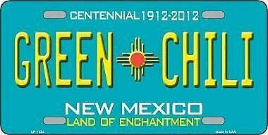 TNND Green Chili New Mexico Nummernschild aus Metall, 15,2 x 30,5 cm