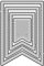 Haijun Stanzschablonen Stanzschablone Banner Craft Die Metal Cutting Dies Cut Für DIY Paper Card Making Scrapbooking