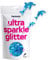 Hemway Ultra Sparkle Glitter - Dolphin | Ocean Blue Holographic Metallic Flake Sequins for Resin & Epoxy Crafts | Craft Supplies for Tumblers, Festival, Face, Body, Eye & Nail Art Decoration | 50 g