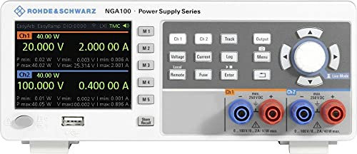 Rohde & Schwarz NGA142 Labornetzgeraet, einstellbar 100V (max.) 2A (max.) 80W fernsteuerbar, program