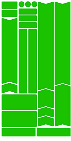 PR-FOLIA Lackschutzfolie - Rahmenschutz-Set für jedes Fahrrad (z.B. E-Bikes, BMX, Mountainbikes, Trekkingrad, sowie jedes Alltagsrad) - Steinschlagschutz & Kratzschutz