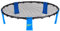 Scatch Roundnet Set - 92 x 20 cm - Auch für Spikeball geeignet - Inklusive Ball, Pumpe, Rahmen, Netz und Reisetasche - Max. 4 Spieler - Blau/Schwarz