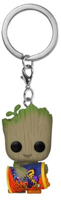Funko Pop! Keychain: Marvel - Guardians of The Galaxy - Groot - 1/6 Quote Für Seltene Chase-Varianteeese Puffs - Groot Shorts - Neuartiger Schlüsselanhänger - Vinyl-Minifigur Zum Sammeln - TV Fans