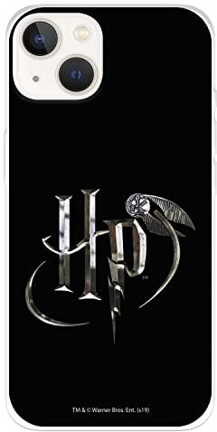 Official Harry Potter iPhone 14 Case, HP Initials to Protect Your Mobile, Flexible Silicone iPhone Case with Official Harry Potter License
