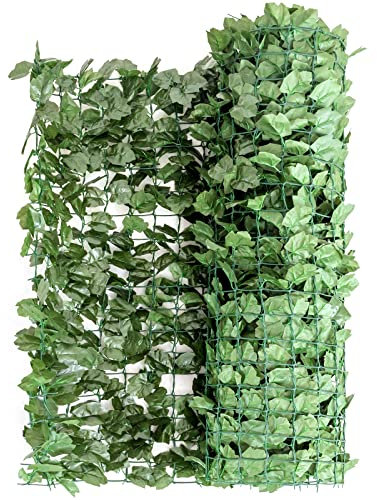 RELAX4LIFE Künstliche Efeu Girlande, Grün Efeugirlande, Erweiterbare Efeuranke mit Künstliche Blättern, Hängende Dekopflanzen für Garten, Hochzeit, Party (150 x 240 cm)