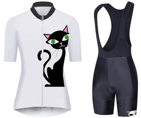 UGLY FROG 24H 2025 Completo Ciclismo Damen Estivo Design Riflettente Body Ciclismo Damen, Imbottitura 4d Corti Imbottiti Set di Abbigliamento per Ciclista