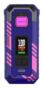 Armour S Mod For Vaporesso Kits, Charging Current DC 5V/2A, Battery (Not Included), Type-C, Display 0.96 Inch TFT Screen, Output Power 5-100W, TVDC, 2ml cartridge No Nicotine (Camo Blue)