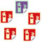 notlok Safety Work - 5x Cartel Extintor [ 15 x 15 cm ] | Autoadhesivo de señal fotoluminiscente - fácil instalación | Cartel Extintor Homologado 2024, Señal Extintor Homologada