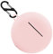 Funda de silicona para Huawei Freebuds 3, funda antigolpes y funda protectora para Huawei Freebuds 3 con llavero (rosa)