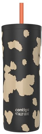 Contigo® Streeterville 2.0 Edelstahlbecher mit Strohhalm, 680 ml, Lakritz