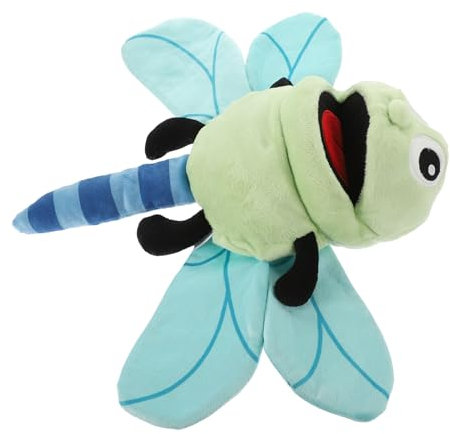 WHAMVOX Handpuppe Libelle Tierische Handpuppe Tierische Fingerpuppen Tierhandpuppen Cartoon-Tiere-Marionette Libellenpuppe Plüsch Handpuppe Schmetterlingspuppe Pp Baumwolle