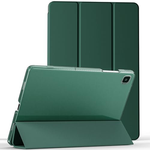 For Samsung Galaxy Tab A7 (2020) T500 T505 T507 Smart Case - Slim, Lightweight, Magnetic Cover with Auto Sleep/Wake Function (Emerald Green)