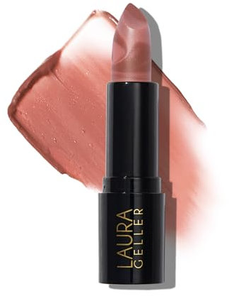 Laura Geller New York Italian Marble Sheer Lipstick - Prego - Hydrating & Lightweight - Vitamin E & Caster Seed Oil - Cream Finish